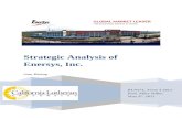 Enersys Case Study - MBA Strategic Mgmt Class