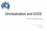 Orchestration and CI/CD in the OpenStack Cloud