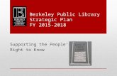 Berkeley public library strategic plan presentation