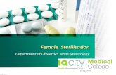 Female sterilisation
