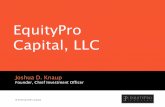 Hedge Fund Pitch Book - EquityPro Capital