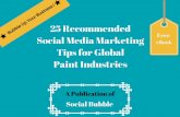 25 recommended social media marketing tips for global paint industries