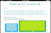 Shaurya singh  Sky Card pitch