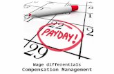 Wage differentials  - compensation management - Manu Melwin Joy