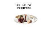 Top 10 PA Programs