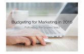Budgeting for marketing in 2015  following the buyers lead