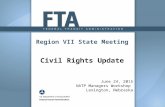 Region VII State Meeting FTA Civil Rights Update