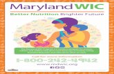 Maryland WIC Outreach Poster - English