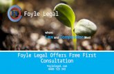 Foyle Legal Offers Free First Consultation