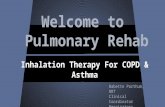 Lecture 4: Inhalation Therapy