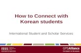 How to Connect with Korean International Students
