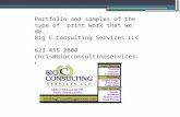 Big C Consulting Services LLC-Event Services portfolio