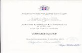 Engineering Certification Iceland