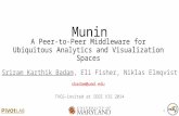 Munin: A Peer-to-Peer Middleware forUbiquitous Analytics and Visualization Spaces