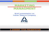 ITC Marketing Strategy