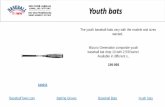 Baseball town  - youth bats