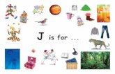 Picture Dictionary A-Z Flash Cards J is for