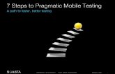 7 Steps to Pragmatic Mobile Testing