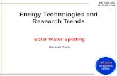 Solar Water Splitting Presentation