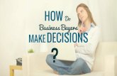 How do business buyers make their decisions