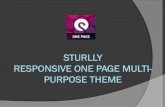 Sturlly | Responsive One Page Multi-Purpose Theme