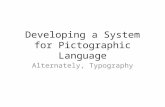 9. developing a system for pictographic language