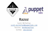 Puppet User Group - Austin - Razor - Scott McClellan