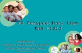PR Perspectives from the Field