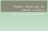 Power sharing in saudi arabia