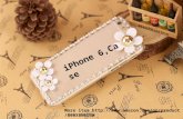 Generic 3D Crytal Pearl Rhinestone Diamond Mobile Phone Cases for Apple iphone6 (4.7 inch) Covers with Cute Bunny