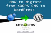 How to Migrate from Xoops CMS to Wordpress