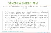 Online fee payment niet