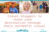 How to collaborate with travel bloggers to share your destination through their own authentic travel story | Caroline Makepeace | #SoMeT15AU Sunshine Coast, Australia