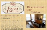 Mississippi Farm Tables