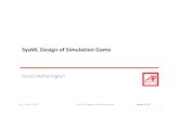 SysML Design of Simulation Game