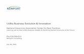 Utility Business Evolution & Innovation  072815