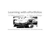 ePortfolio Implementation:  It Takes A Village
