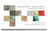 Stephen Burke-Design Portfolio 2015