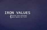 Iron Values 11.5 Spares Update