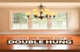 Making the most out of double hung windows