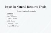 Issues In Natural Resource Trade Presentation