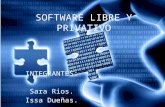 Software libre y privativo