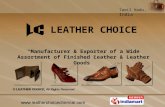 Finished Leather And Leather Goods by Leather Choice, Chennai, Chennai
