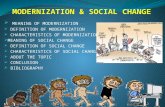1 modernization and social change bed