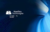 ViewThis Technologies Intro Powerpoint Final Draft 2015