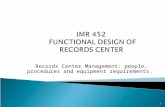 Functional design of  records center