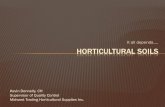 Horticultural Soils