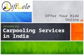 Carpooling services in india