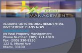 ACQUIRE OUTSTANDING RESIDENTIAL INVESTMENT PLANS NOW