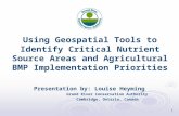 Using Novel Geospatial Tools and Approaches for Identifying Critical Nutrient Source - heyming